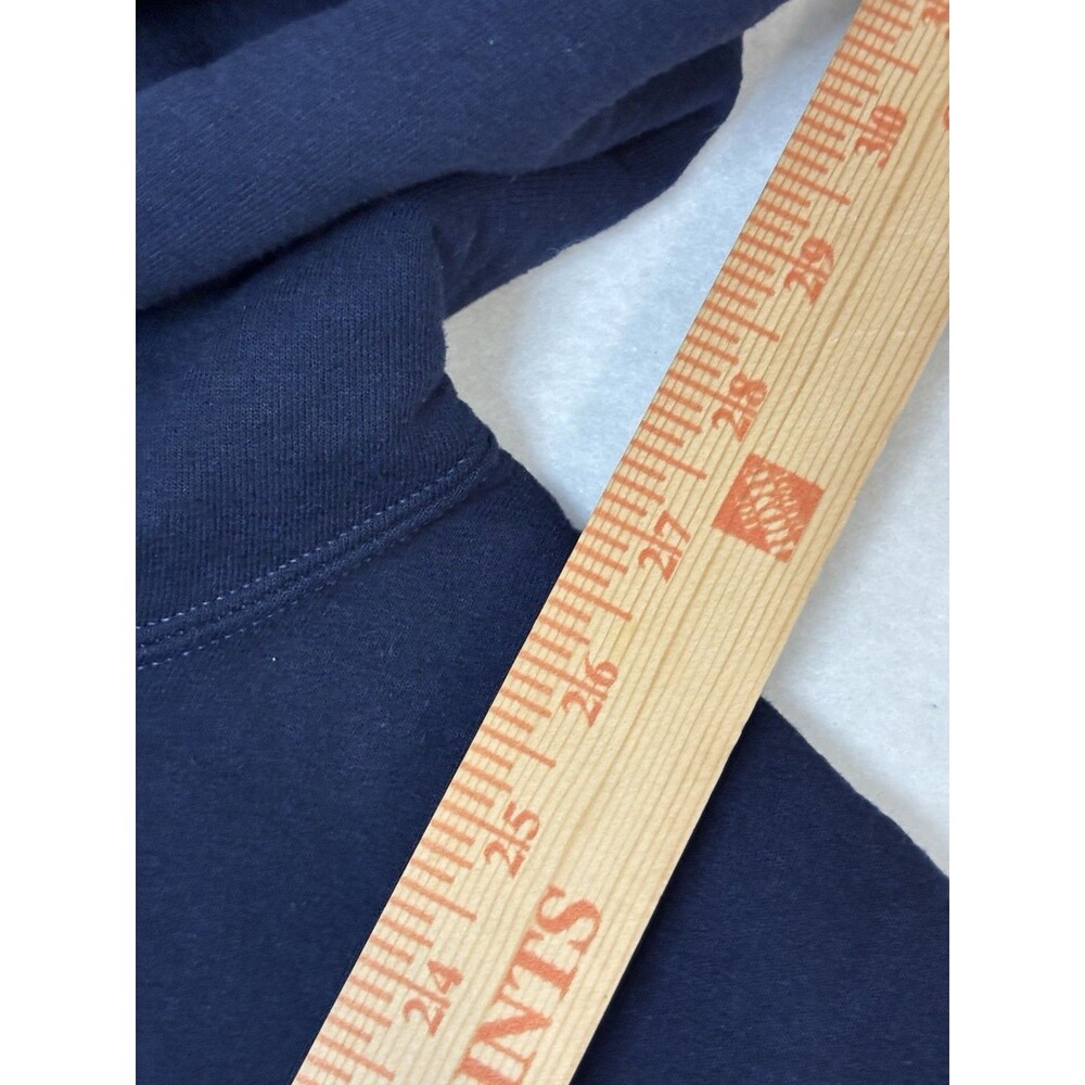 UCLA Bruins Hoodie Navy Blue Stitched Spellout Pullover Sweatshirt Unisex Large - Picture 4 of 5